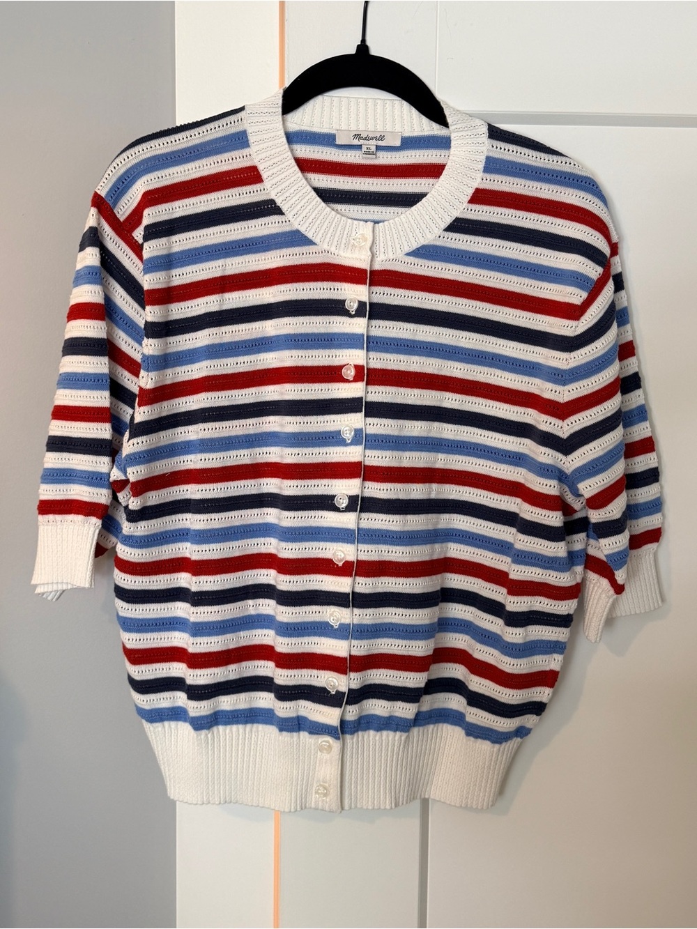 Madewell Textured Short-Sleeve Cardigan - never worn - Picture 6 of 12